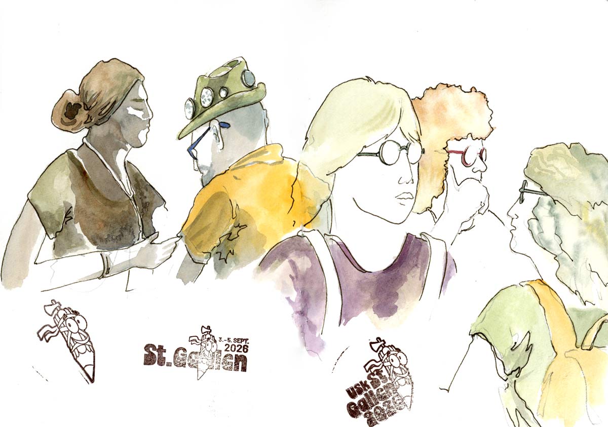 Urban Sketchers Symposium St. Gallen, Blaues Haus