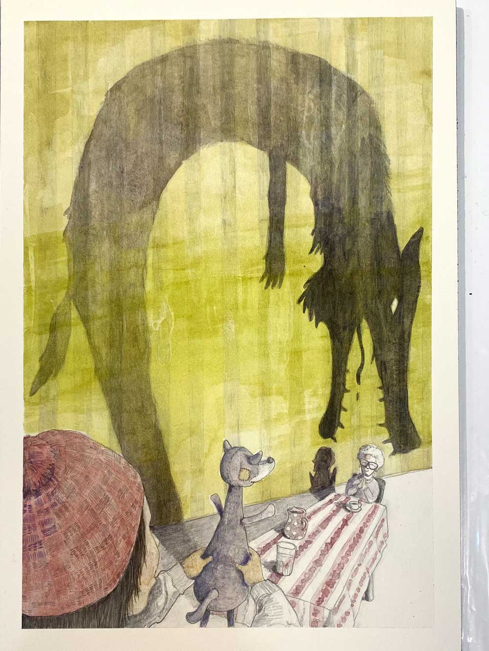 Workshop Illustration in Bremgarten ein ganzes Wochenende am bogen 10 Susanne Brem Atelier