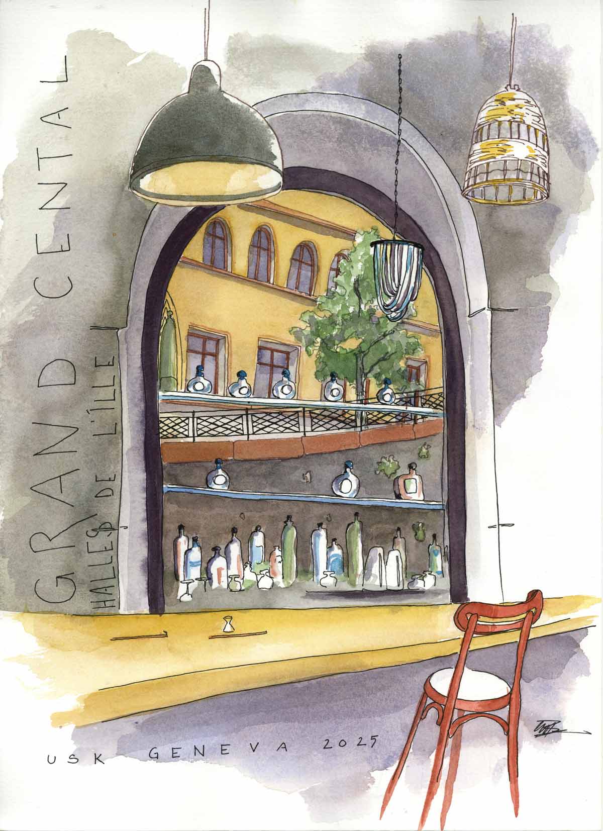 Urbansketchers, symposium, Genf 2025, geneva, workshop instructor, impression