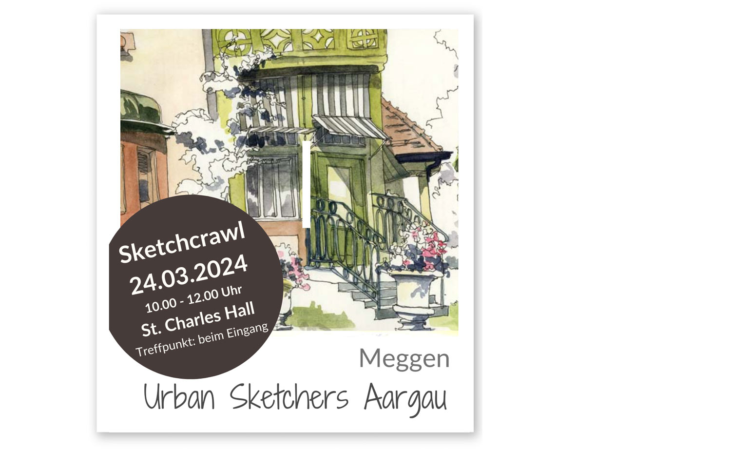 Sketchcrawl Meggen Luzern, Aargauer Urmansketchers