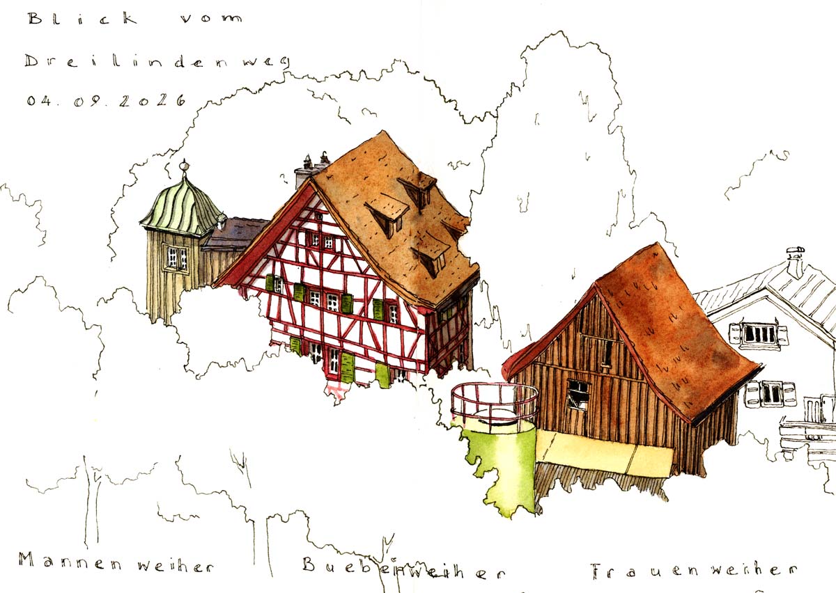 Urban Sketchers Symposium St. Gallen, Blaues Haus