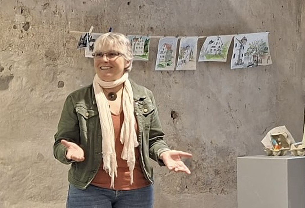 Vernissage Stadtscheune Mellingen, Sketchcrawl, Urbansketchers aargau, 