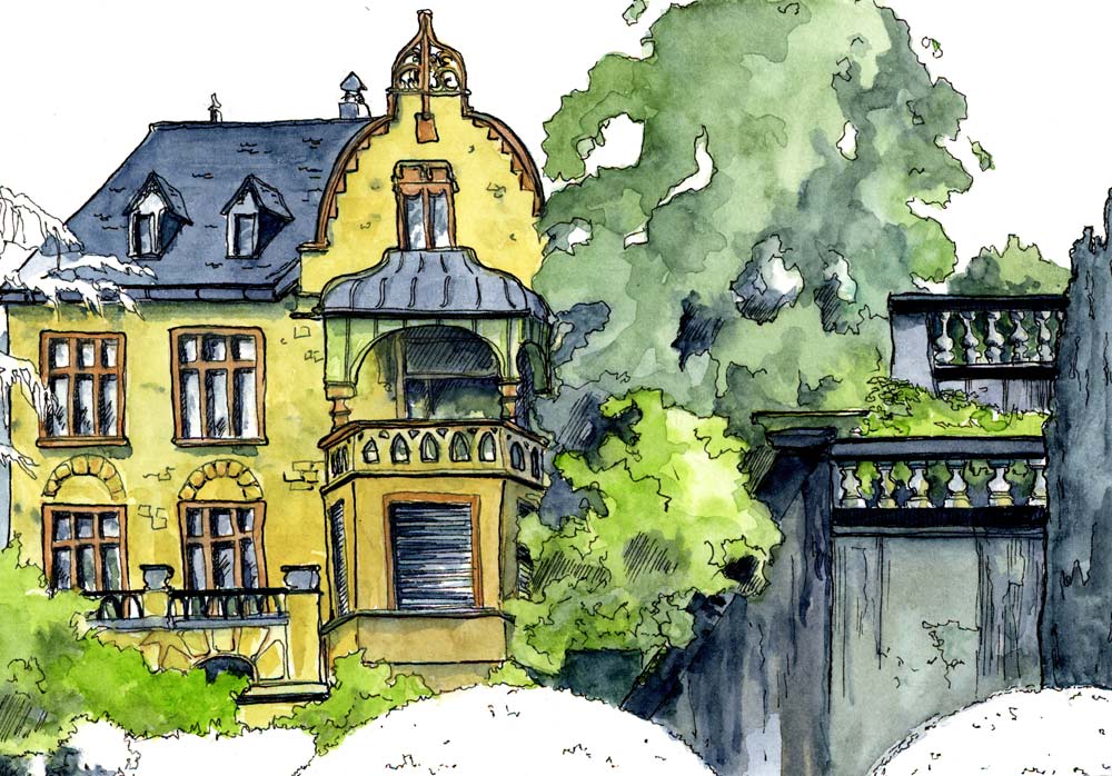 Villa Boveri zeichnen in zauberhaften Gärten Vhs Spreitenbach