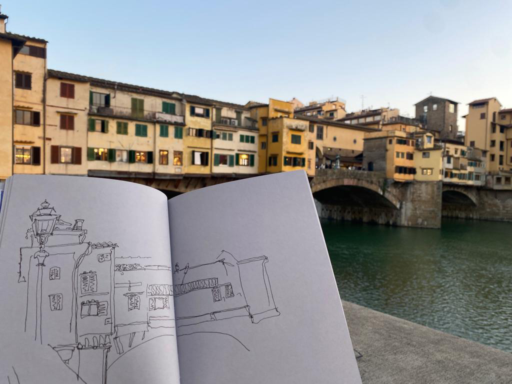 Florenz, urbansketchen, skizzieren, zeichnen 